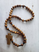 Load image into Gallery viewer, Vintage Rosaries - antique rosary, prayer beads, Catholic, 1950s, 1960s, handmade, saints, icons, Catholic spiritualism, meditation beads