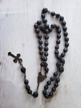 Load image into Gallery viewer, Vintage Rosaries - antique rosary, prayer beads, Catholic, 1950s, 1960s, handmade, saints, icons, Catholic spiritualism, meditation beads